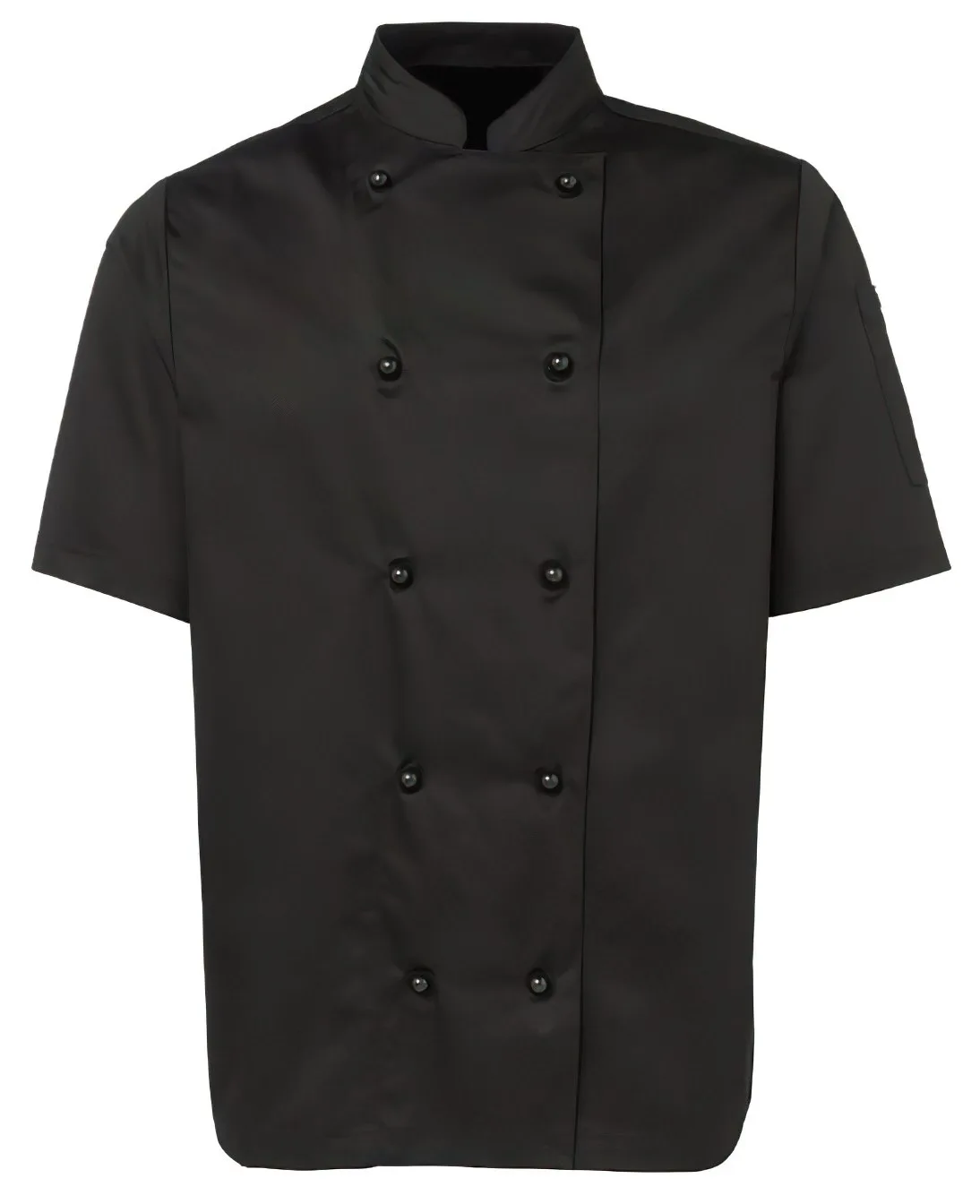 Пошив на замовлення. Куртка кухаря чорна з короткими рукавами