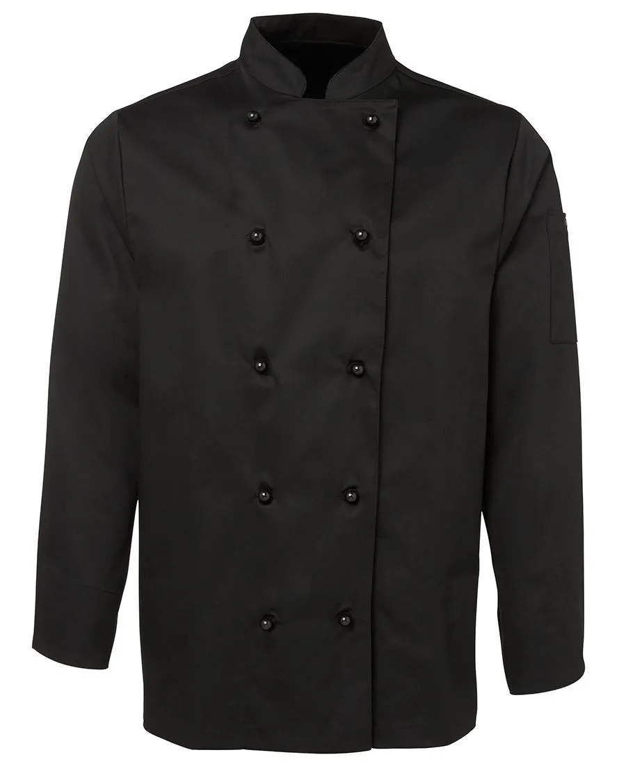 Пошив на замовлення. Куртка кухаря чорна з довгими рукавами
