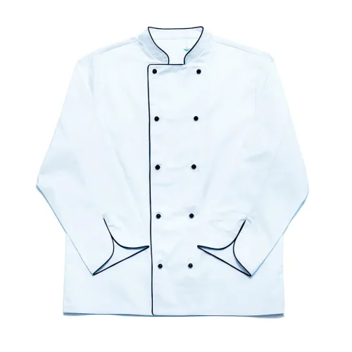 Пошив на замовлення. Куртка кухаря біла з довгими рукавами
