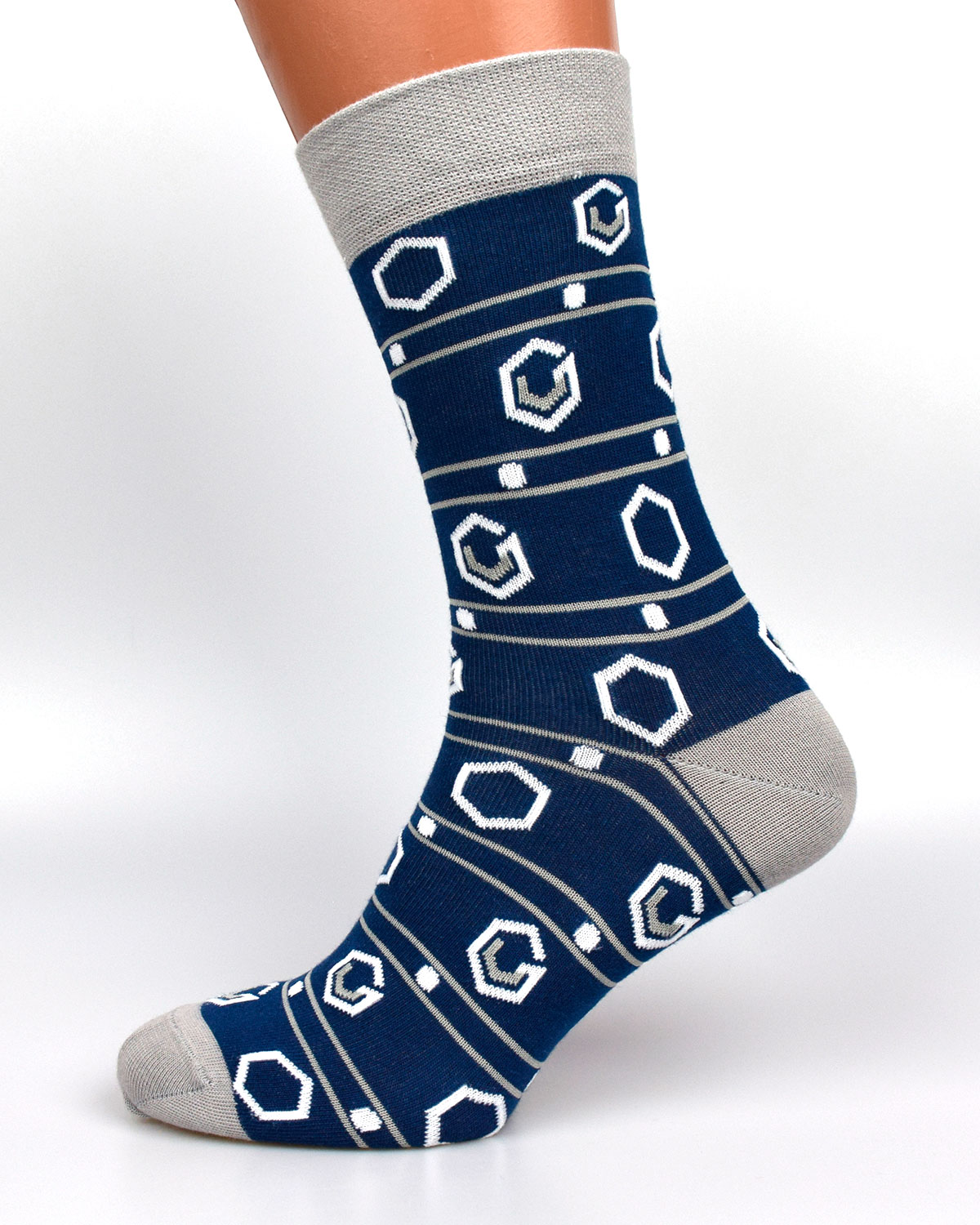 Шкарпетки з логотипом Гексагон