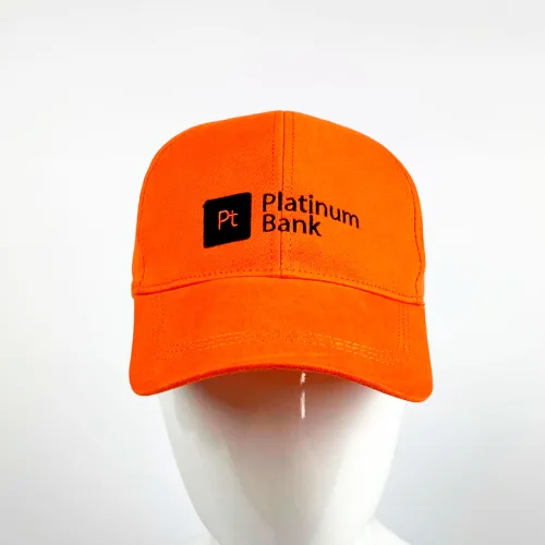 Пошив кепок з логотипом для банку