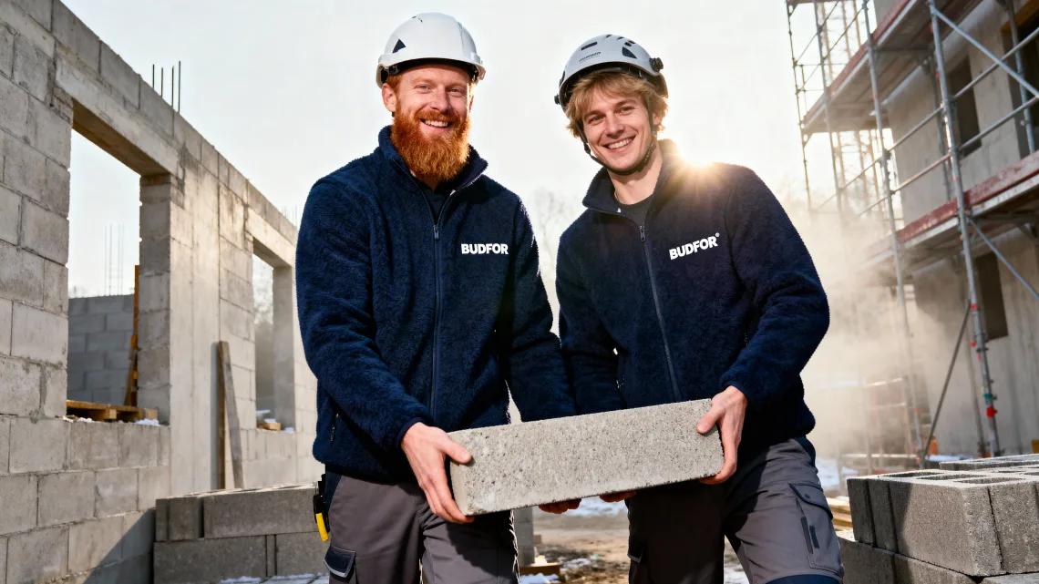 Флісова куртка темного кольору з корпоративним логотипом