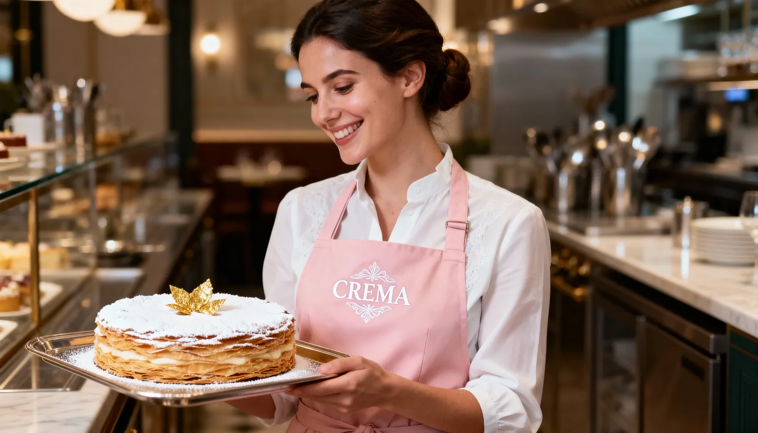 Фартух з логотипом та корпоративний мерч для персоналу HoReCa