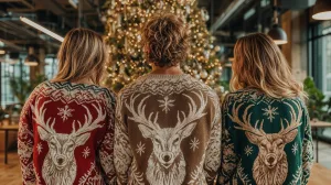 Корпоративні подарунки з логотипом, брендований одяг з логотипом, новорічний корпоративний одяг для команди та клієнтів.