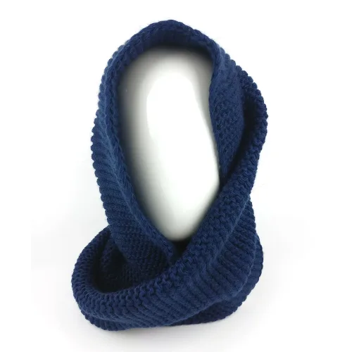 Шарф-хомут синій