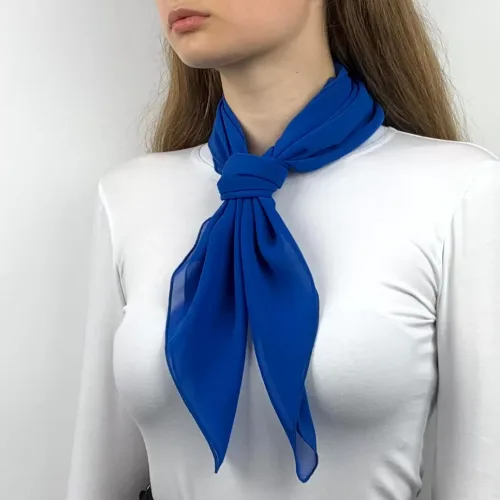 Шифонова косинка з логотипом