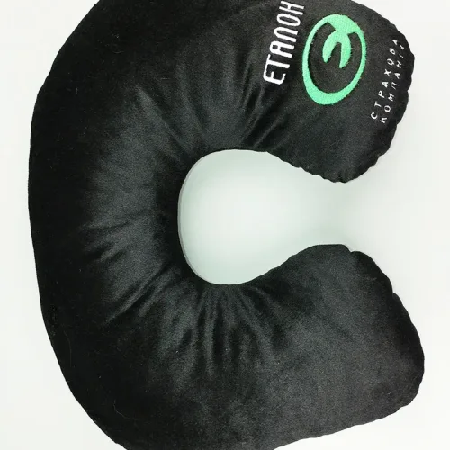 Подушка автомобільна флісова з вишивкою Еталон