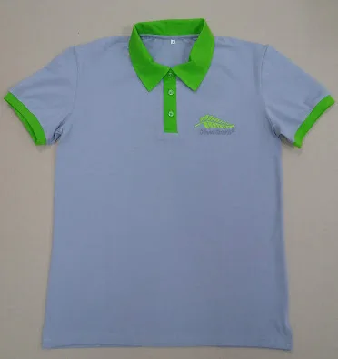 Пошиття чоловічої теніски поло з короткими рукавами та з контрастним оздобленням.