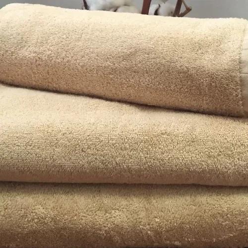 Махровий рушник бежевий колір