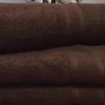 Махровий рушник шоколадний колір