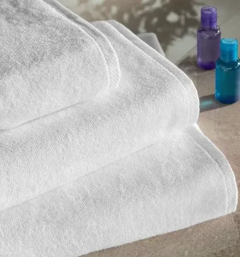 Махровий рушник білий, 500 г/м2, 20/2