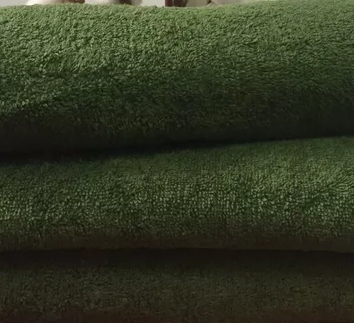 Махровий рушник оливковий, 500 г/м2