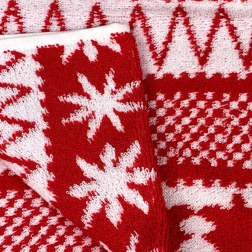 Виготовлення рушників з малюнком замовника пестротканим способом на новорічну тематику. 