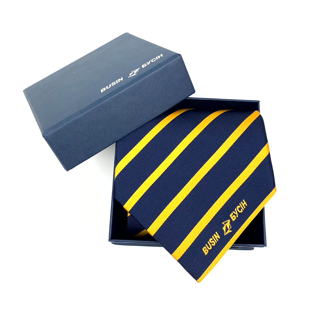 Корпоративна краватки з логотипом Бусін