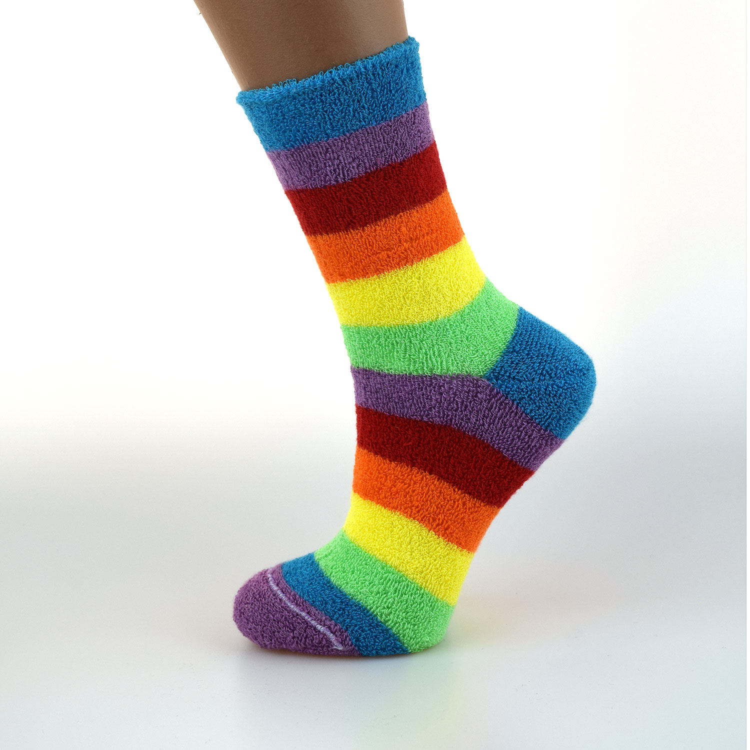 Шкарпетки в кольорах веселки